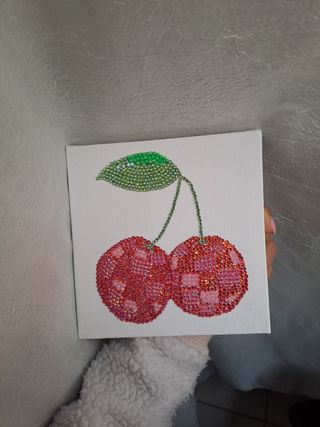 Tela canvas con cristalli