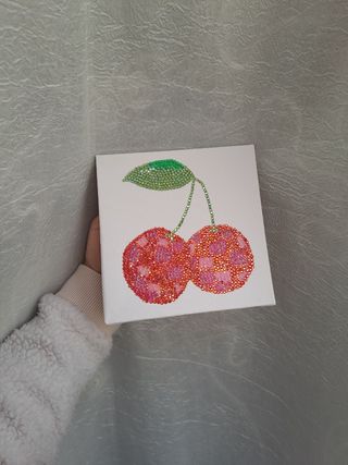 Tela canvas con cristalli