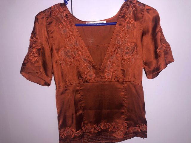 Blusa color naranja