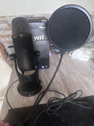 Blue Yeti y filtro antipop
