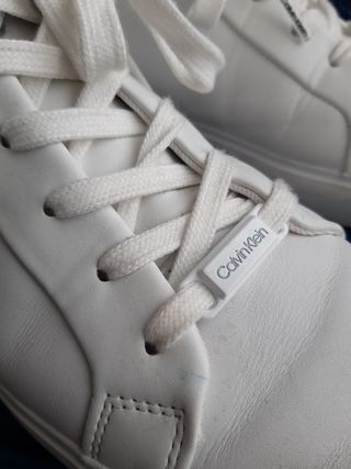 Zapatillas altas piel .Calvin Klein