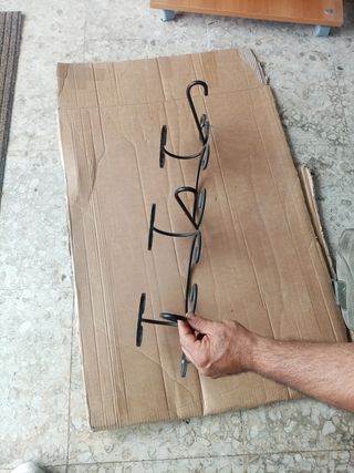Appendiabiti in ferro battuto