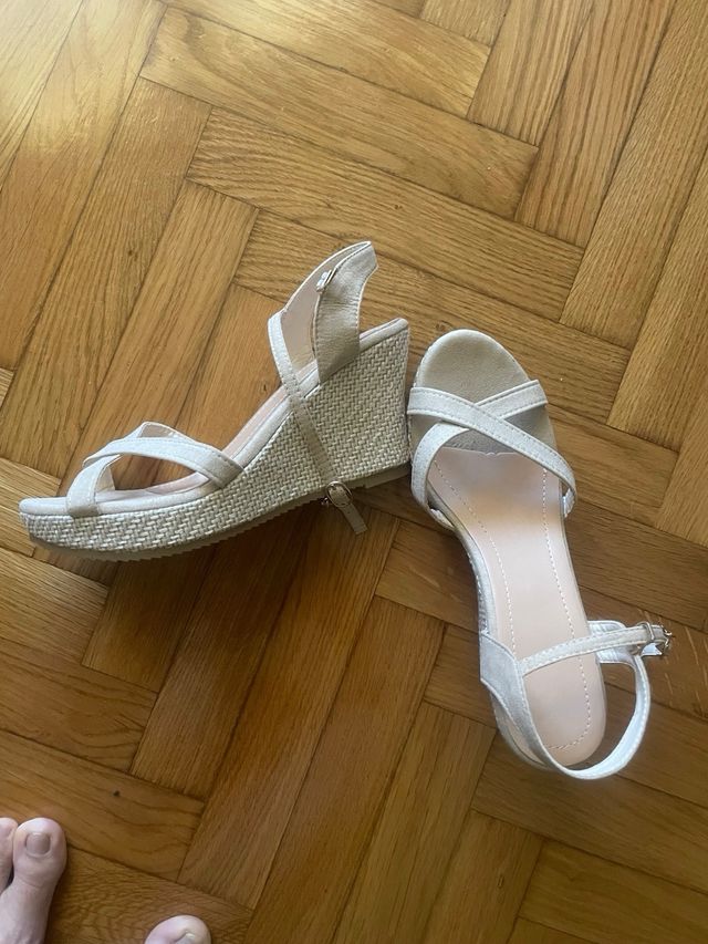 Zapatos de cuña nuevos! 9cm de tacon