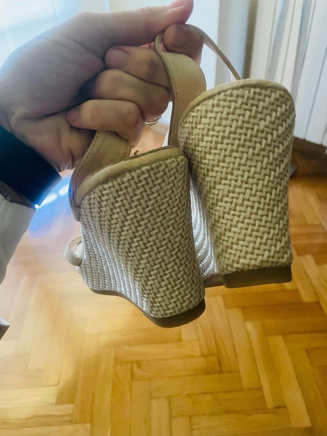 Zapatos de cuña nuevos! 9cm de tacon