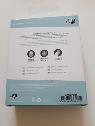 Custodia AirPods mimetica blu