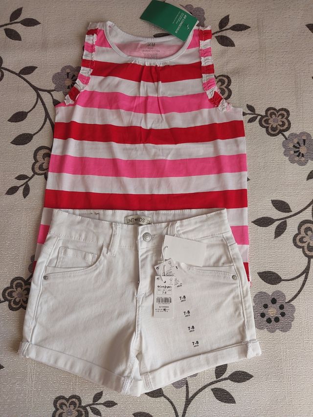 Ropa Nueva 7/8 años. Regalo PIJAMA