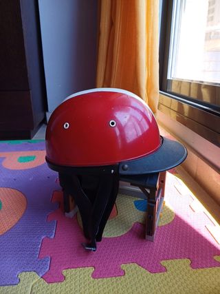 Casco antiguo de moto