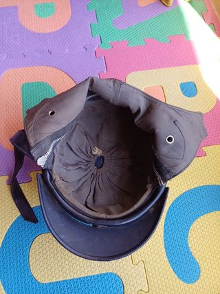 Casco antiguo de moto