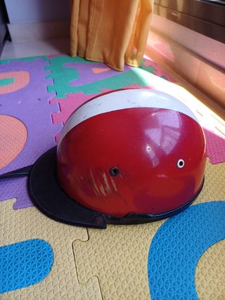 Casco antiguo de moto