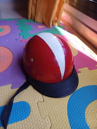 Casco antiguo de moto