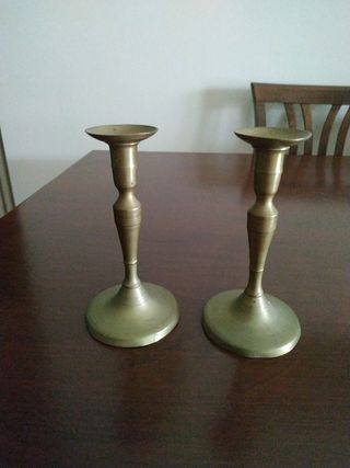 Candelieri vintage in ottone