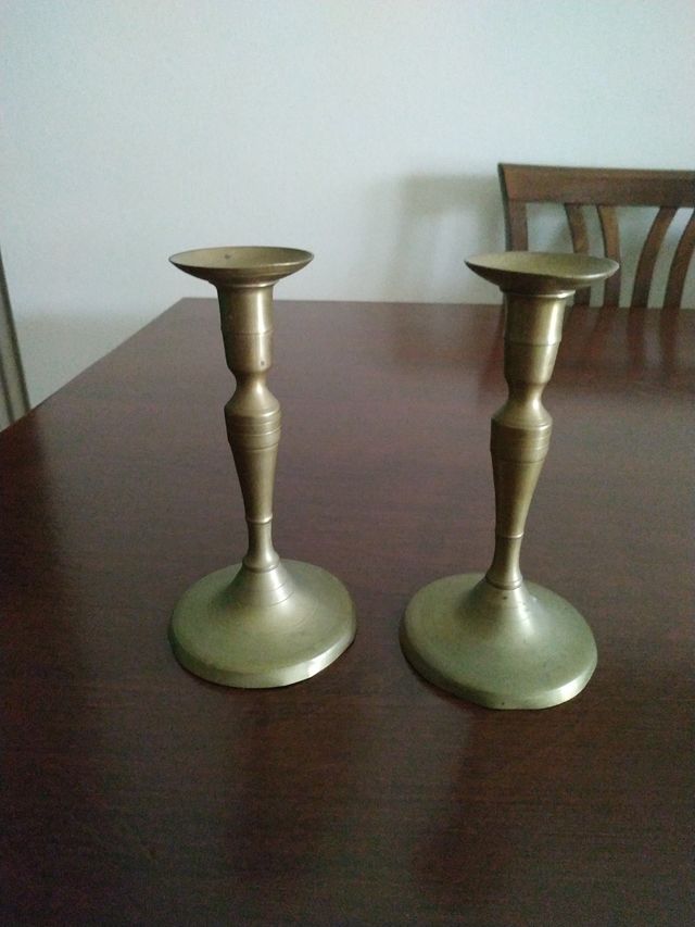 Candelieri vintage in ottone