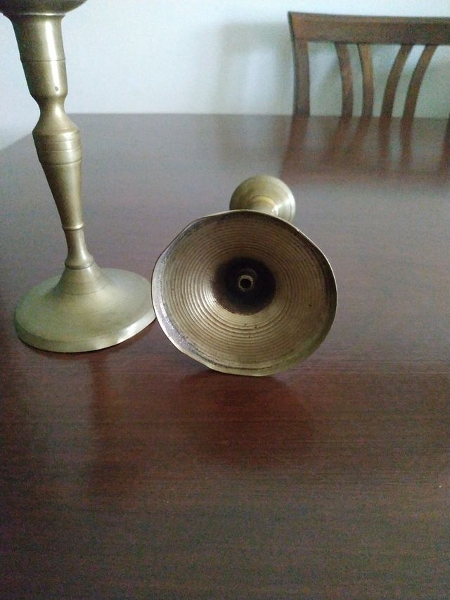 Candelieri vintage in ottone