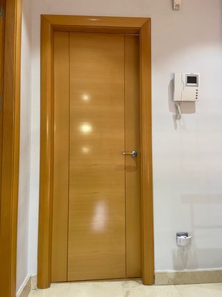 7 PUERTAS MADERA CEREZO CLARO
