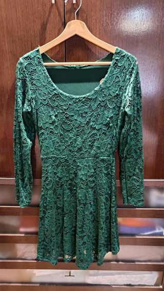 Vestido verde de fiesta/graduación