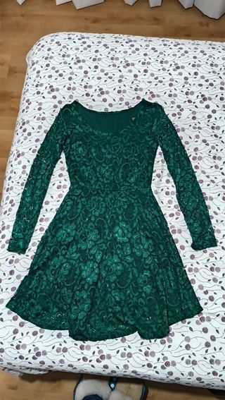 Vestido verde de fiesta/graduación