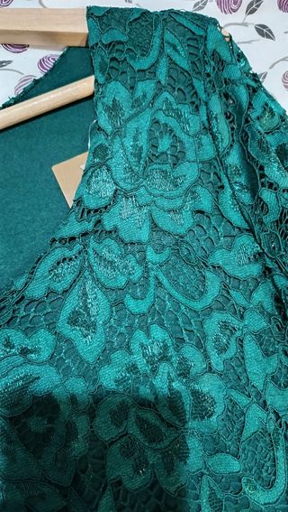 Vestido verde de fiesta/graduación