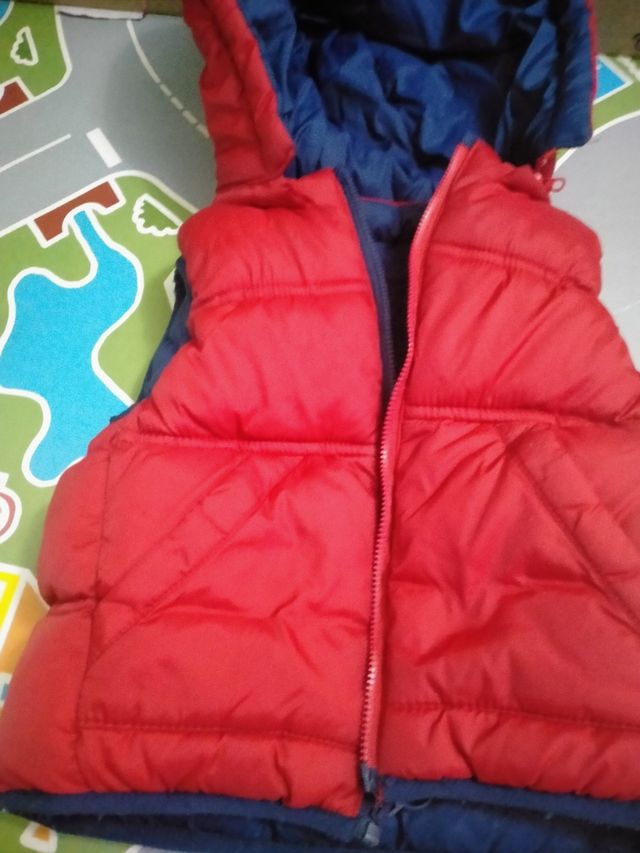 Chaleco niño reversible