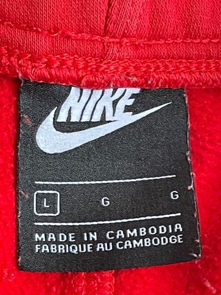 ♥️ Pantalon Nike Sportwear Rojo Talla L