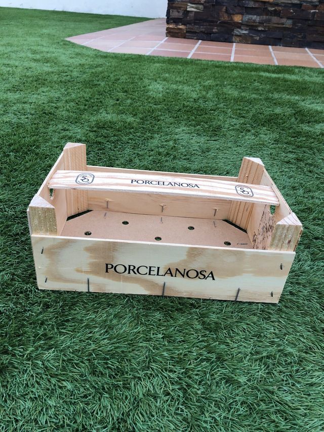 Cajita madera con asa