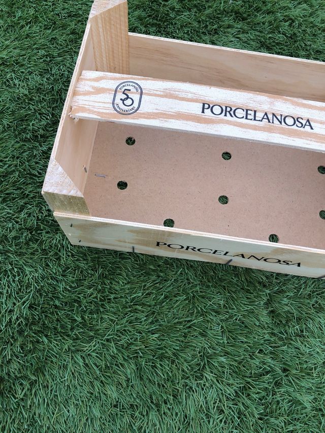 Cajita madera con asa