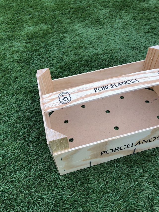 Cajita madera con asa