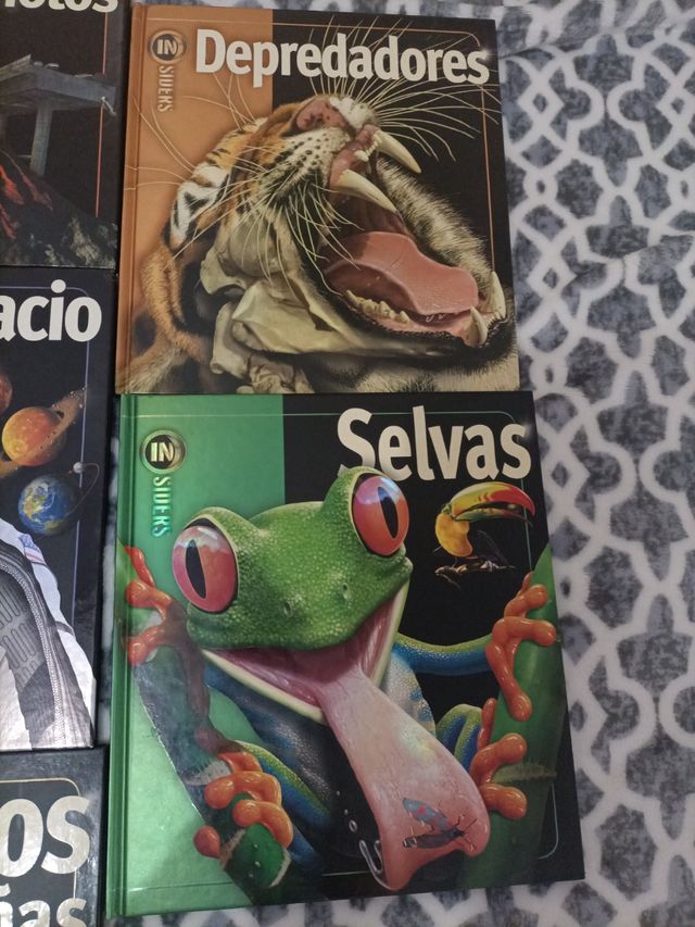 Colección de libros naturaleza