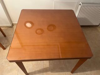 Mesa comer extensible + 4 sillas a juego