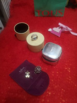 anillo  TOUS  Plata   AUTENTICO