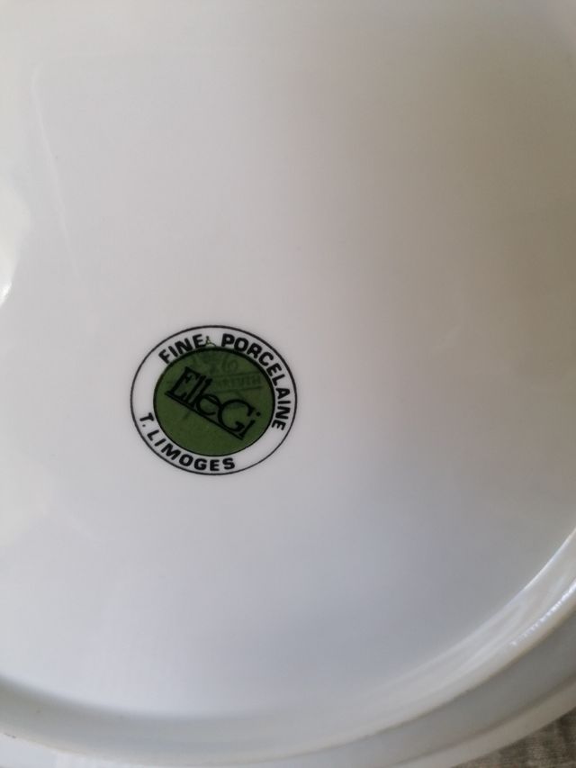 Terrina e prato cerâmica limoges