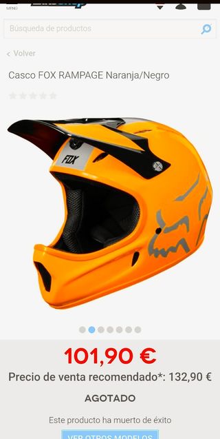 Casco mtb Fox Rampage Nuevo! 😍👍