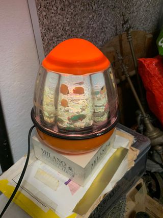 Lampada con pesci Vintage