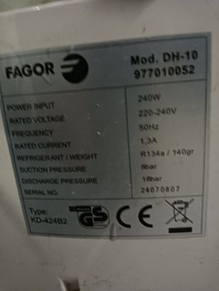 Deshumificador Fagor