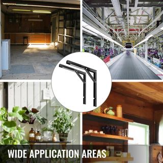 Staffe per Mensole Pieghevoli 24 Pollici Confezion