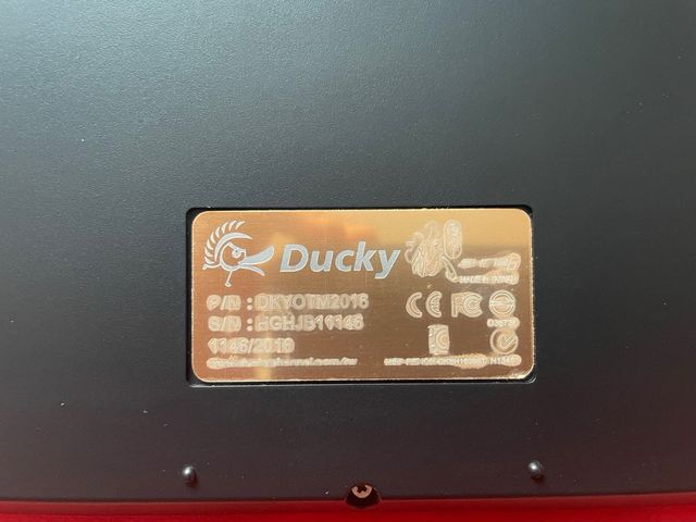Teclado Mecanico Ducky Edicion Especial