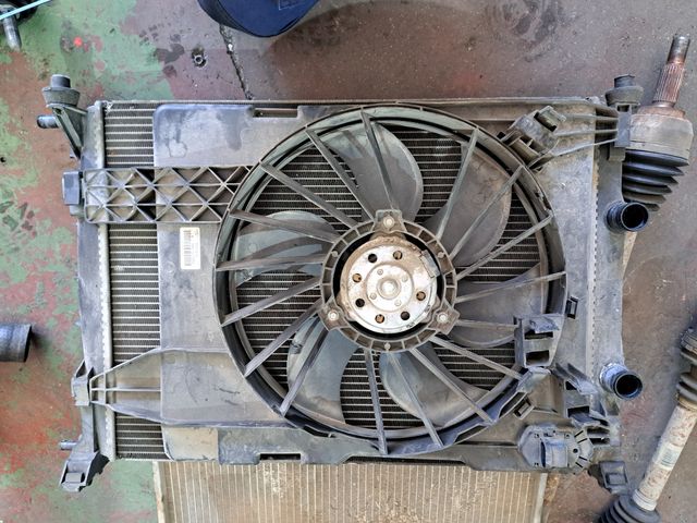 electroventilador y radiador renault