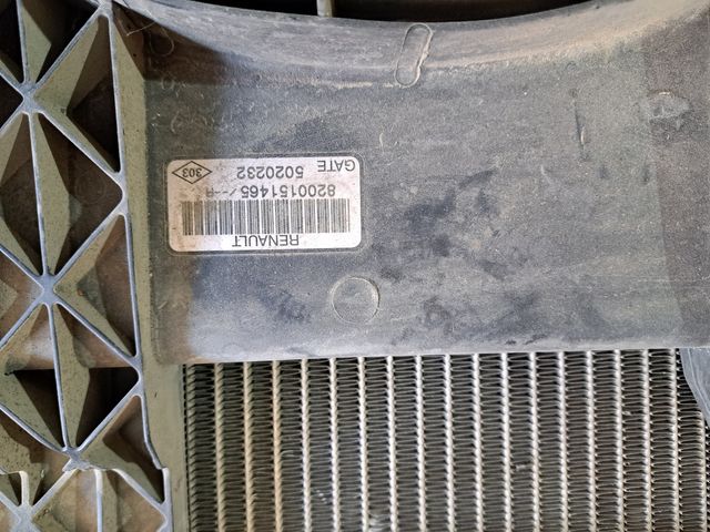 electroventilador y radiador renault