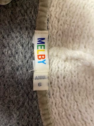 Maglione bambina con lana e cappuccio e cerniera