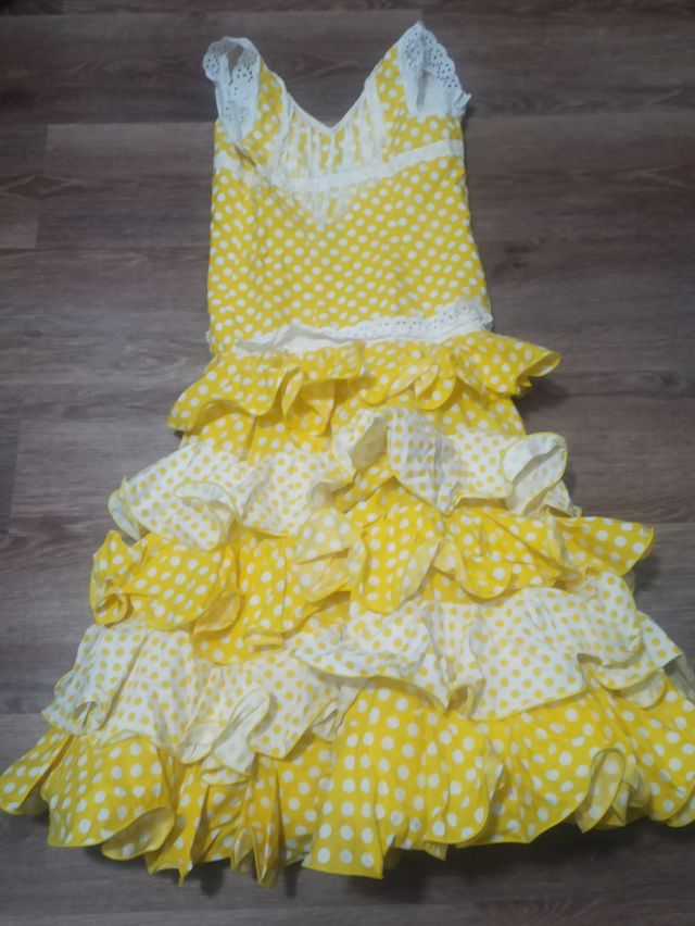Traje de flamenca niña 10-12