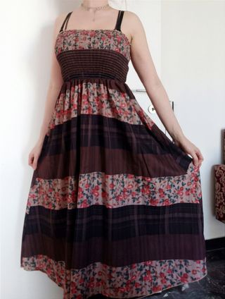 Maxi abito cottagecore