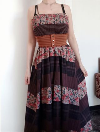 Maxi abito cottagecore