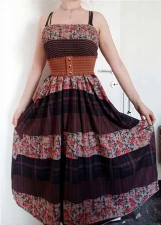 Maxi abito cottagecore