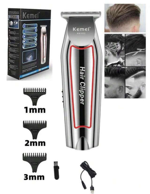 Cortadora de pelo eléctrica de marca Kemei KM-032
