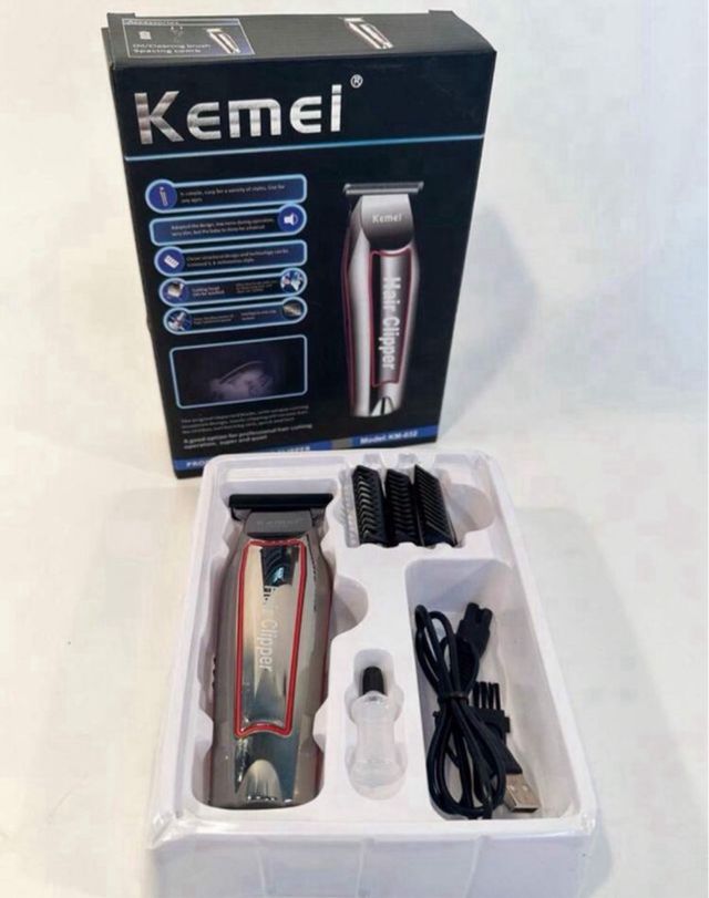 Cortadora de pelo eléctrica de marca Kemei KM-032