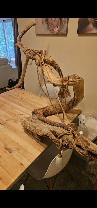 Lámpara Madera Marina