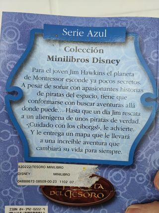 El planeta del tesoro (mini libro disney