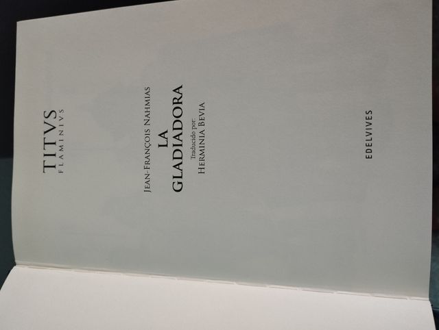 La gladiadora de edelvives.