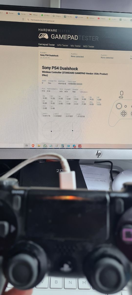 Joystick Efecto Hall Mando Ps4 Ps5 Xbox