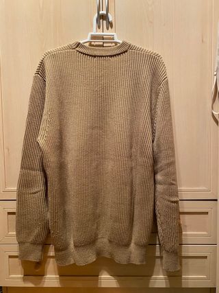 Jersey punto beige - Zara