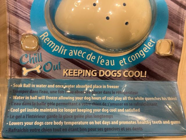 Gioco per cani refrigerante